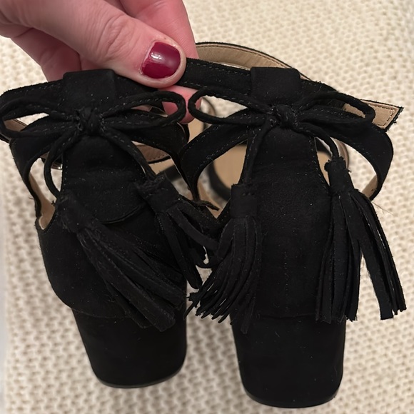EUC! ✨ Chinese Laundry Black Mini Heels - Picture 3 of 4
